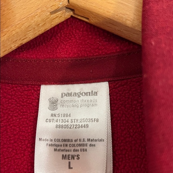 PATAGONIA Stretch Velocity Fleece Lined Base Layer Half Zip Pullover Mens Large - Picture 6 of 8